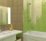 Фото - Плитка Бамбук для отделки ванной комнаты